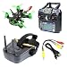 Produktbild BGNing Mantis85 85mm 6CH RC FPV Micro Racing Drohne Quadcopter RTF 600TVL Kamera VTX und Doppelantenne 40ch Mini Video Goggles