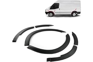 ROBUST CAR PARTS ROBUST 6 Pcs Wheel Arches Fender Flare Black Abs Plastic for Ford Transit Mk7 2006-2014