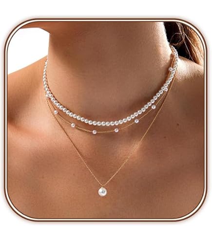 Collier Ras Du Cou Minimaliste En Perles Dorées Yienate - Chaîne Courte Déclaration Boho Pour Femmes/filles, Longueur ~40 Cm