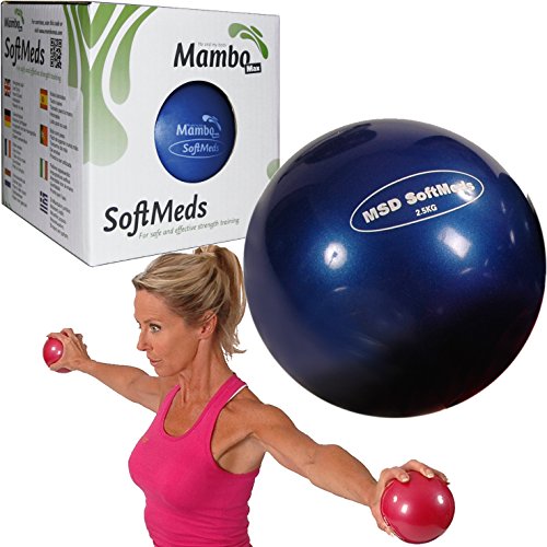 Msd SOFTMED 2,5 Kg balón 12 cm flexible hinchable bola pesas pilates sport