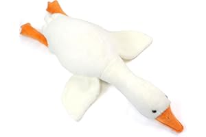 Waslary Oca Gigante Peluche Giocattolo Animale Imbottito Peluche Teddy Giocattolo Morbido Coccoloso Kawaii Plushie Grande Cuscino Corpo Carino Dormire Cuscino Letto Regalo(160cm)