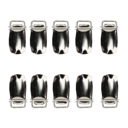 10 Stk. Schnuller Hosenträger Clips 1.18 Inch