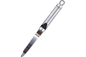 BERGNER - 23 cm di buccia di frutta e verdura - e - prodotto in acciaio inossidabile - acciaio multifunzionale - ultra affilato e seghettato