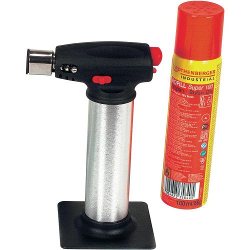 Rothenberger Industrial - Crème Brûlée Gourmetbrennerset - inkl. Nachfüllkartusche - 035126E