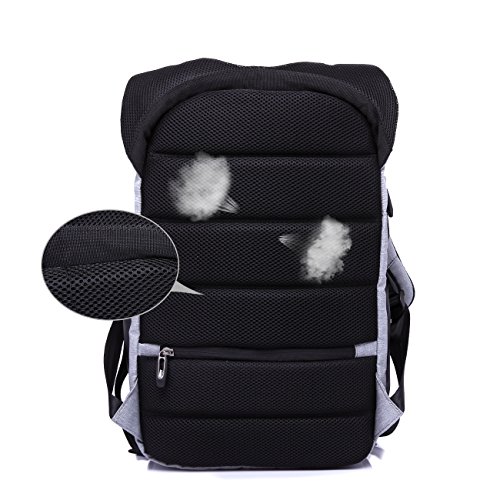 Business Laptop Rucksack mit USB Anschluss Herren Damen Gepolstert Notebook-Rucks  cke bis zu 14 15 6 zoll Laptops   Macbook pro 13 Laptoprucks  cke f