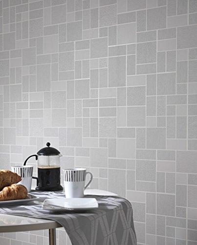 Holden Tiling on a Roll Glitter Tile Grey