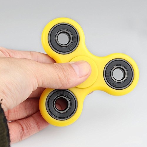 Honeysuck Fidget Hand Spinner Toy Stress Anxiety Reducern Toy (Yellow) Honeysuck Fidget Hand Spinner Toy Stress Anxiety Reducern Toy (Yellow)
