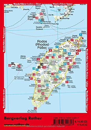 Book's Cover of Rhodos mit Symi und Chalki: 50 Touren. Mit GPS-Tracks