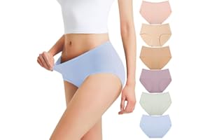 Falechay Slip Donna Mutande Cotone a Vita Media Culotte Pacco da 6