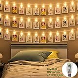 Muy recomendable: las luces de hadas de fotos son la forma más creativa y funcional para ti. Amazon Prime disfruta de envío gratis. Nuestra garantía y servicio de por vida le da tranquilidad. El mejor regalo de vacaciones.