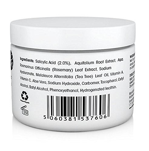 INTENSIVE Akne-Creme 2% Salicylsäure!! Night Creme Intense – über Nacht Aknebehandlung. 400% STÄRKER als herkömmliche Akne-Cremes. 60ml Flasche - 7