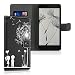 Produktbild kwmobile Wallet Case Kunstlederhülle für Huawei Honor 5X / GR5 - Cover Flip Tasche in Pusteblume Love Design mit Kartenfach und Ständerfunktion in Weiß Schwarz