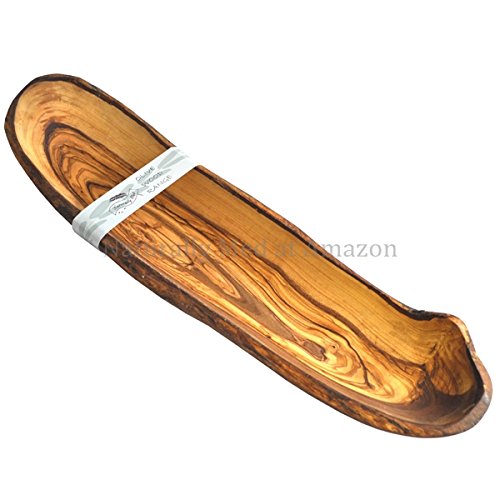 Brotschale rustikal aus Olivenholz - ca. 36cm