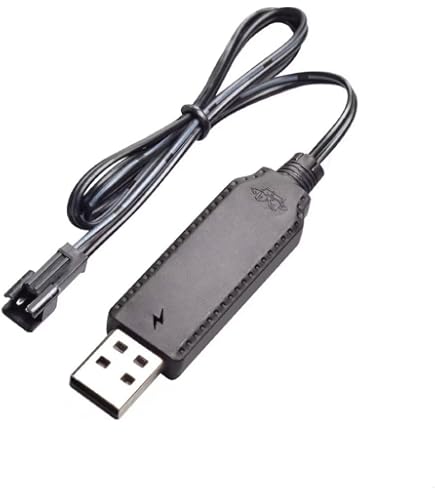Lot 2 Câbles De Charge USB 3.7V SM-2P – 44,5 Cm, Pour Voitures RC, Drones, Bateaux