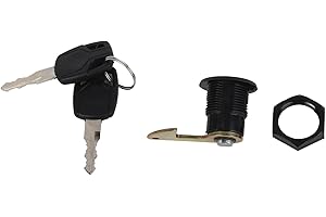 AQXREIGHT Cierre Para Maletero Trasero De Motocicleta Universal Compatible Con Scooters Y Motocicletas Eléctricas Fabricado En Aluminio Y Plástico Resistente Para Protección Duradera Y Segura