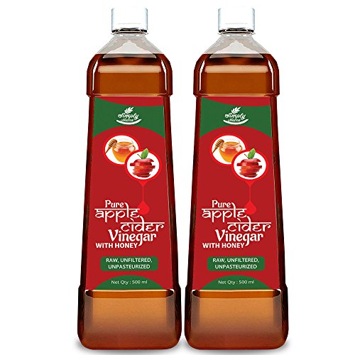 Simply Nutra Apple Cider Vinegar with Honey – Natural, Raw, Unfiltered, Unflavored – 500ml for weight loss (Honey, Pack of 2) RS.599 (70.00% Off) - Amazon