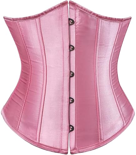 Everbellus Vrouw Gothic Korset Naakte Borst Schede Platte Buik Afslanken Lingerie met Lint Kant Middeleeuwse Victoriaanse Stijl