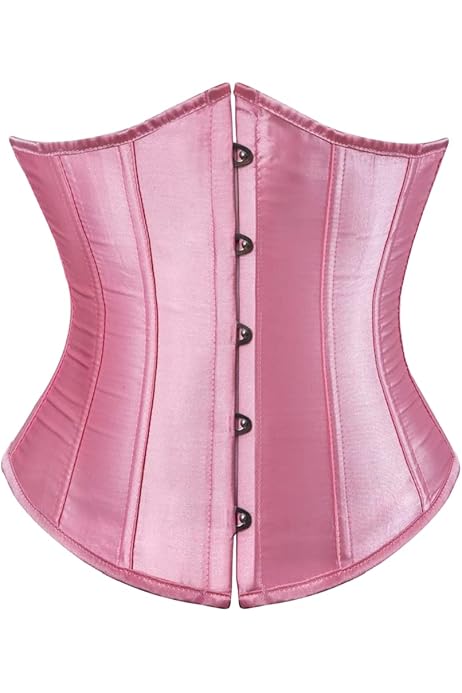 SHEKINI Corsetto Sottoseno In Raso - Modellante, Con Stecche, G-String Incluso, Waist Trainer - Foto 4