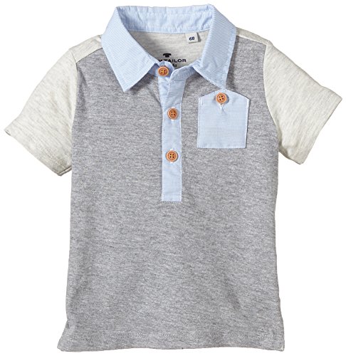 TOM TAILOR Kids Baby Boys 0-24m Polo Shirt -  Beige - 0-3 Months