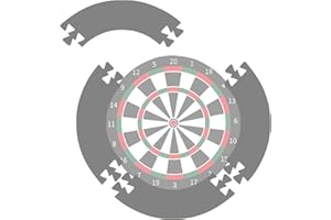 Alleshelfer Dartboard Schutzring, 72 cm Durchmesser, für 45 cm Dartscheibe, Wandschutz