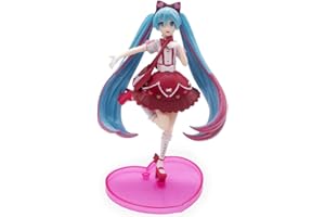 UZSXHJ Miku Modelo de Personaje,Figura de Anime,Estatua de Figuras de Hatsune Miku de 15cm,Estatua de Figura de Acción de PVC,Adornos Decoración Niños Muñeca de Juguete Regalo