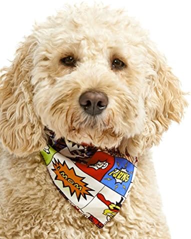 Pet Pooch Boutique Cartoon Bandana for Dog, Small/Medium