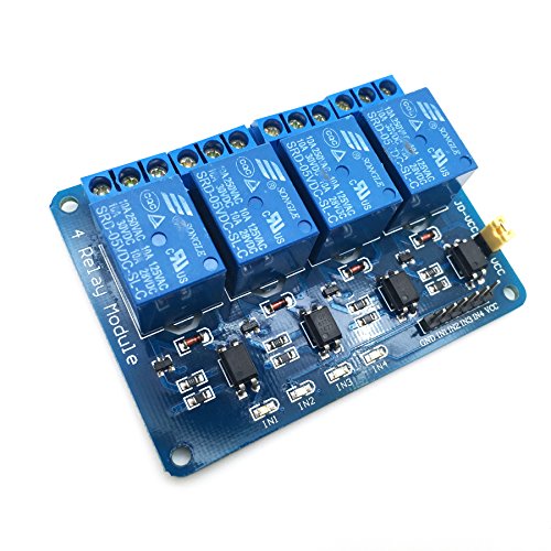 MaxDirectX Relay Module 4 Kanäle RelaisModul Brett 5V Für for Arduino UNO 2560 1280 ARM PIC AVR STM32 4-CH 5V 4 Kanäle Relais Modul-Brett für Arduino TTL Logik PIC DSP AVR ARM Relais Modul - 2