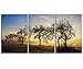 Bluewud Jasper Split Frame Wall Décor / Fine Modern Hanging Art Panel in Contemporary Picture Work (Sunrise in Set of 3) RS.999.00