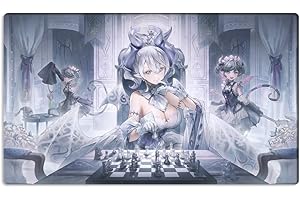 Mlikemat New Table Playmat Labrynth of The Silver Castle TCG CCG Trading Card Game Mat + Free Bag (ZD039-939-K)