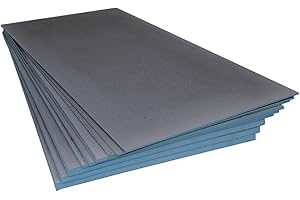 COSYSPACE Tile Backer Board - Insulation Foam | XPS Foam | Cement Board | Underfloor Heating Insulation Board | Laminate Floor Underlay (10, 1200 x 580 x 6mm)