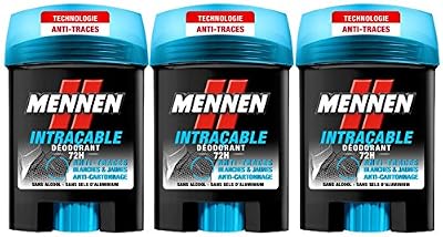 Mennen - Déodorant Homme Stick Intraçable - 72H - Lot de 3