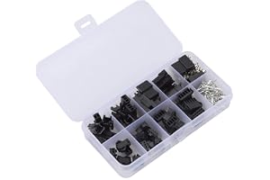 200-delars SM- , JST-2.54mm 2/3/4 / 5PIN hankontakt Jumper Pin Header Connector Housing Kit , Crimp Pins Male and Female Elec