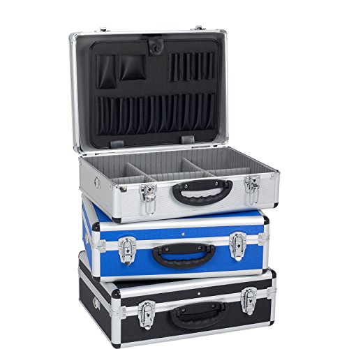 Alukoffer Werkzeugkoffer Werkzeugkiste VARO – variable Einteilung + Tragegurt - 4