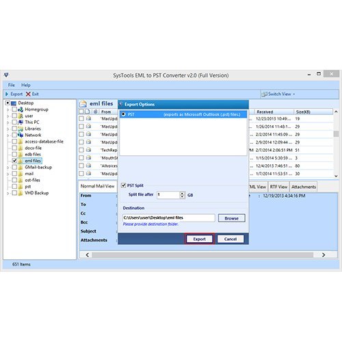EML to PST Converter