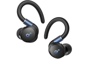 Soundcore Sport X20 cuffie bluetooth sport di Anker, auricolari cancellazione del rumore, rotabili e estensibili, bassi profondi, impermeabilità IP68 anti-sudore, anti-polvere, lungo riproduzione