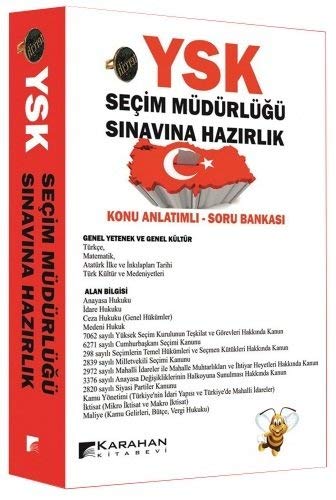 YSK Seçim Müdürlüğü Sınavına Hazırlık Konu Anlatımlı Soru Bankası