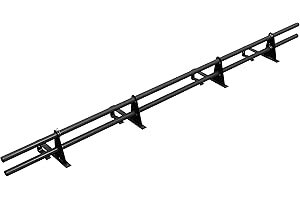 Parotec PARE-NEIGE Kit Tubulaire Complet 2,0 m (200 cm) - Pour tuiles à emboîtement, tuiles mécaniques & tuiles plates – pare-neige/antineige - 3 tubes, 4 supports - 10 couleurs RAL 7024 Gris graphite