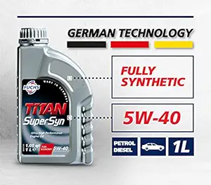 FUCHS SUPERSYN SAE 5W-40 Ultra high performance engine oil for Cars (ACEA A3/B4)