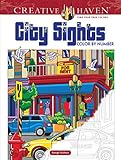 Creative Haven City Sights Color by Number (Adult Coloring) (Creative Haven Coloring Books) by 