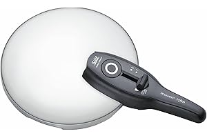 GS1 DATA PROTECTED COMPANY 4004633000006 Silit Sicomatic T-plus Couvercle de rechange pour autocuiseur 3 l, 4,5 l, 6,5 l, 8,5 l, casserole vapeur 22 cm, 2 niveaux de cuisson, régulateur de niveau de cuisson à une main, 2121305002