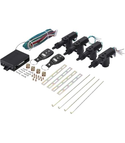 Universal Remote Control Central Door Lock Kit Style 1 Locking Keyless Entry Upgrade Kit With Contorl Box 2 Replacement Remote Contorl For Car