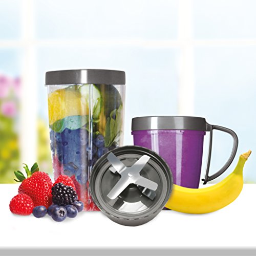 High Street TV Nutri Bullet deluxe Upgrade Kit, 0,68 Liter, grau - 2