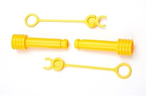 Rolly Toys Zestaw części zamiennych, 2 bolce i 2 klamry, żółty, akcesoria do Rolly Toys Trailer i Trac Lader X59901700000