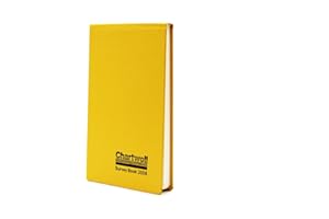 Exacompta - Ref 2056Z - Chartwell Casebound Field Survey Book - 130 x 205mm in Size, Excellent Strength When Wet, Ideal for Use Outside, Graph With 2 Lines