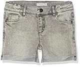 Five-Pocket Jeansshorts NAME IT Mädchen NKFPOLLY DNMBAMETH 4176 Shorts, Grau (Light Grey Denim), (Herstellergröße: 128)