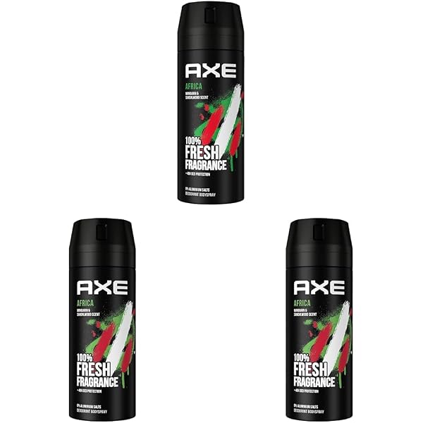 Axe Bodyspray Wild Mojito & Cedarwood – Deo Ohne Aluminium, 48h Schutz, 150 Ml (5er Pack)