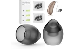 ZAREPSILONYX 20 Stück Phonak Vented 4.0 Hörgeräte-Kuppeln, kleine Größe (0,29 Zoll = 7,5 mm), Phonak Hörgeräte-Zubehör, Hörgeräte-Kuppeln für Phonak Audeo Marvel Paradise Lumity Zubehör