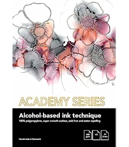 Papel Para Tintas De Alcohol Artservice-Tube - Bloc De 15 Hojas, 525 G/m², Superficie Suave
