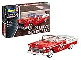revell modellautos Zur 39.Indianapolis 500 kam am 30. Mai 1955 ein in rot und weiß gehaltenes Cabriolet des Chevy Bel Air zum Einsatz. Maßstab 1/25. 133 Teile. 20,0 cm Länge. Geeignet ab 12 Jahren.