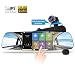 Produktbild spedal Spiegel Dash Cam, 1080p HD 5.0 Touch Bildschirm Armaturenbrett Kamera Recorder, 360 ° Automatische Rotation Auto Kamera, Recorder Dash Cam mit Monitor, Loop Aufnahme, G-Sensor, Nachtsicht